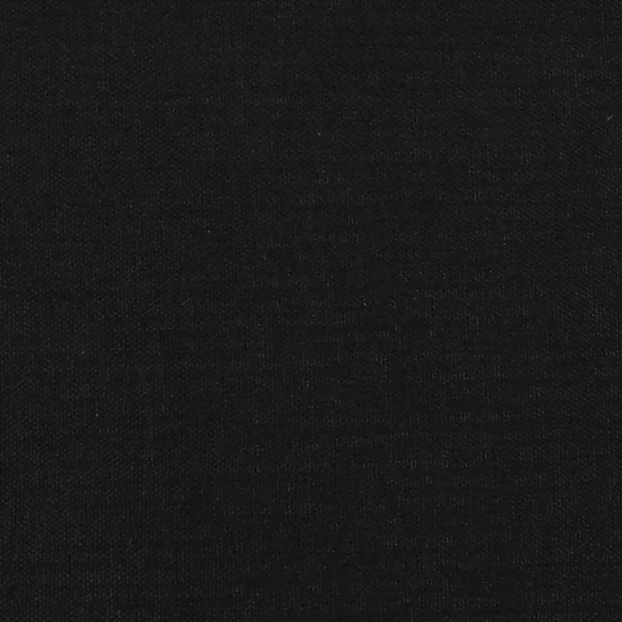 Cadre de lit sans matelas noir 100x200 cm tissu - 11