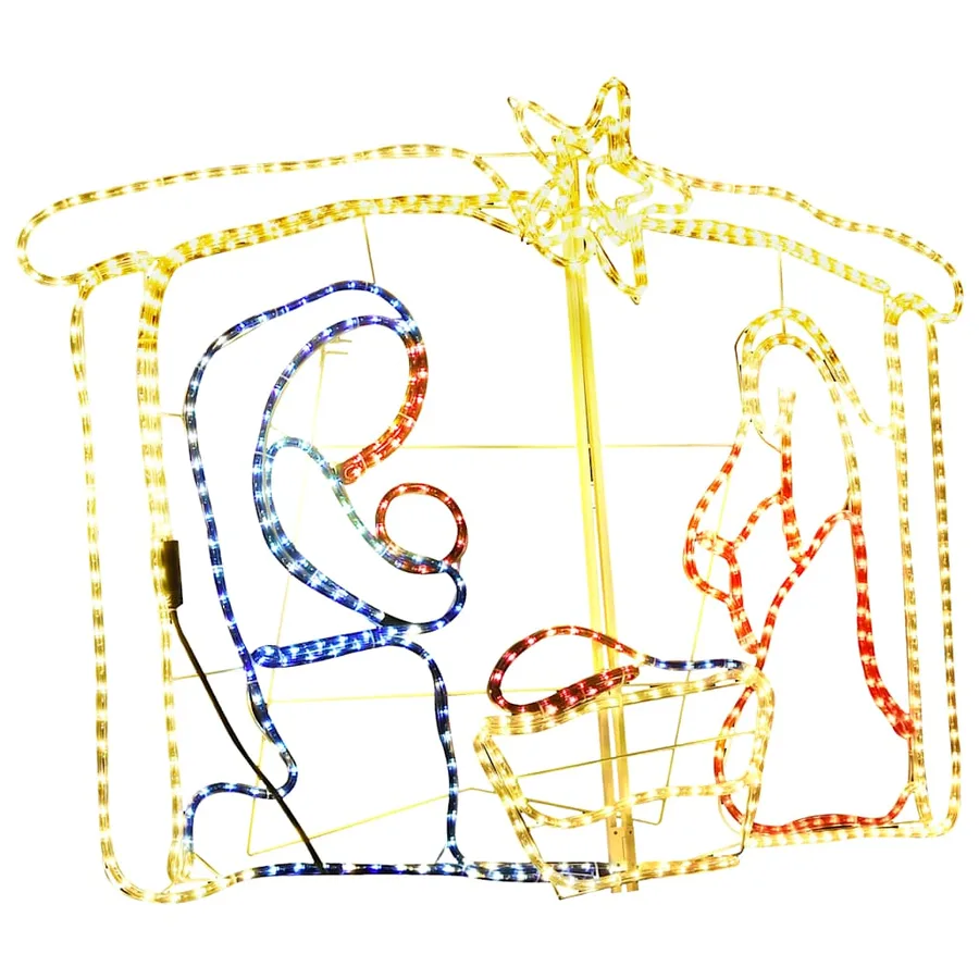 Décoration de la crèche de Noël 240 LED 116x41x87 cm - 2
