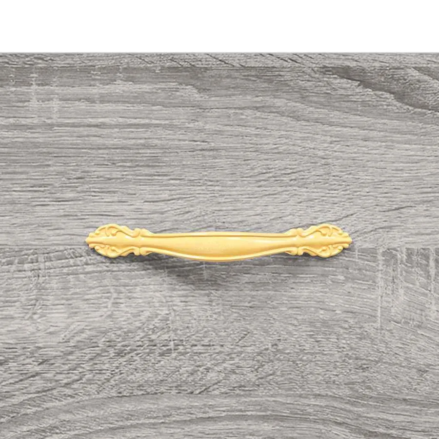Buffet haut Sonoma gris 69,5x34x180 cm Bois d'ingénierie - 11
