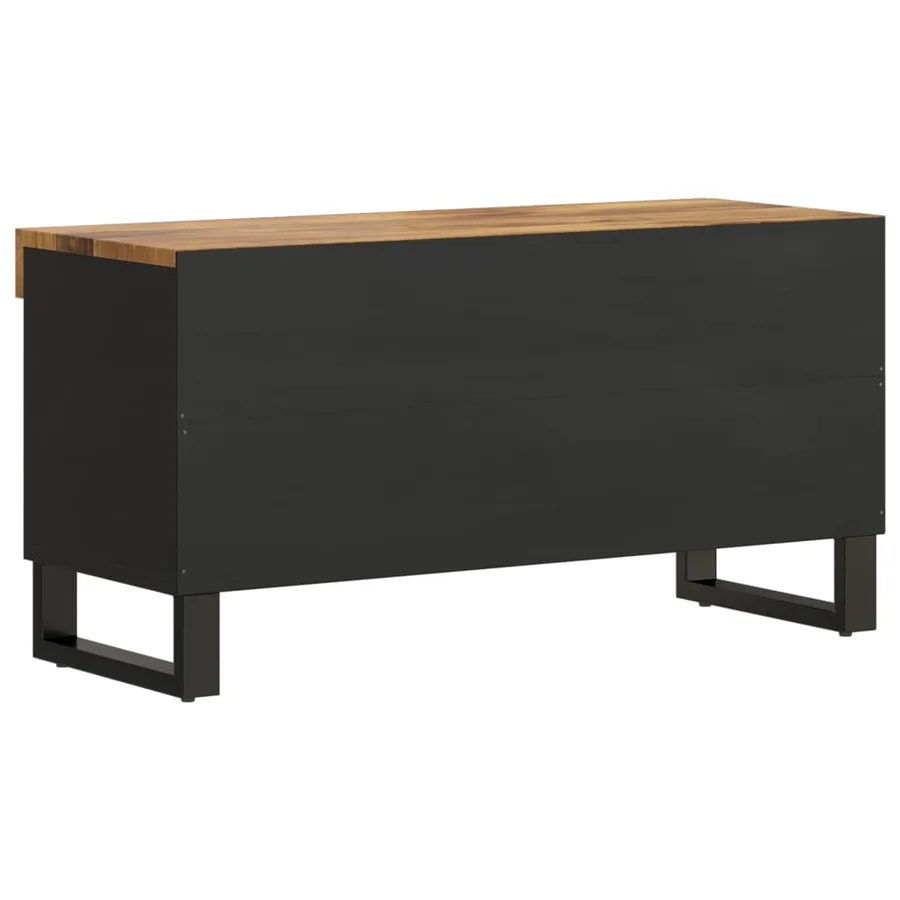 Meuble TV 85x33x43,5 cm bois massif de manguier - 5