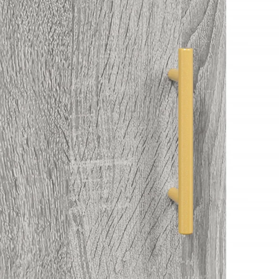 Armoire murale sonoma gris 69,5x34x90 cm - 10