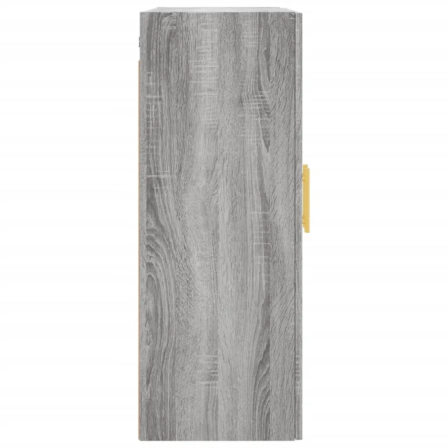 Armoire murale sonoma gris 69,5x34x90 cm - 8