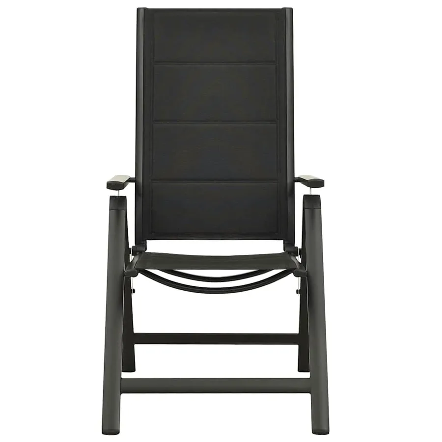 Ensemble de bistro 5 pcs noir et anthracite - 5