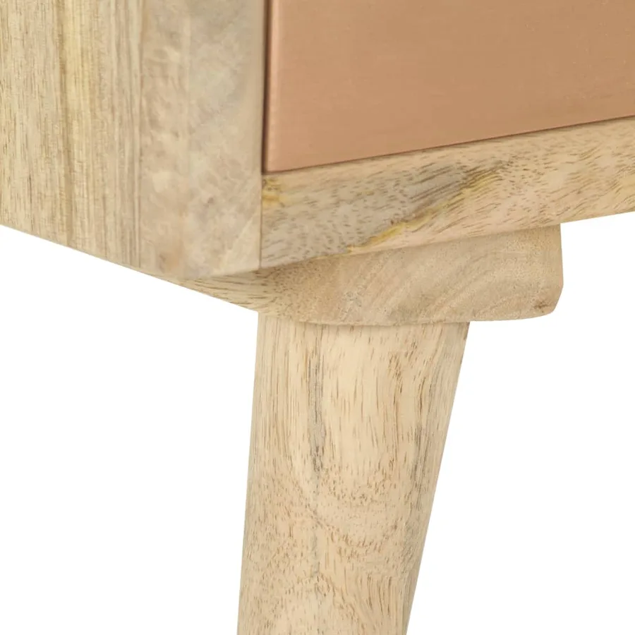 Meuble TV 110x30x45 cm Bois de manguier solide - 6