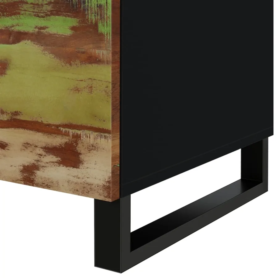 Table basse 80x50x40 cm Bois de récupération et d'ingénierie - 8