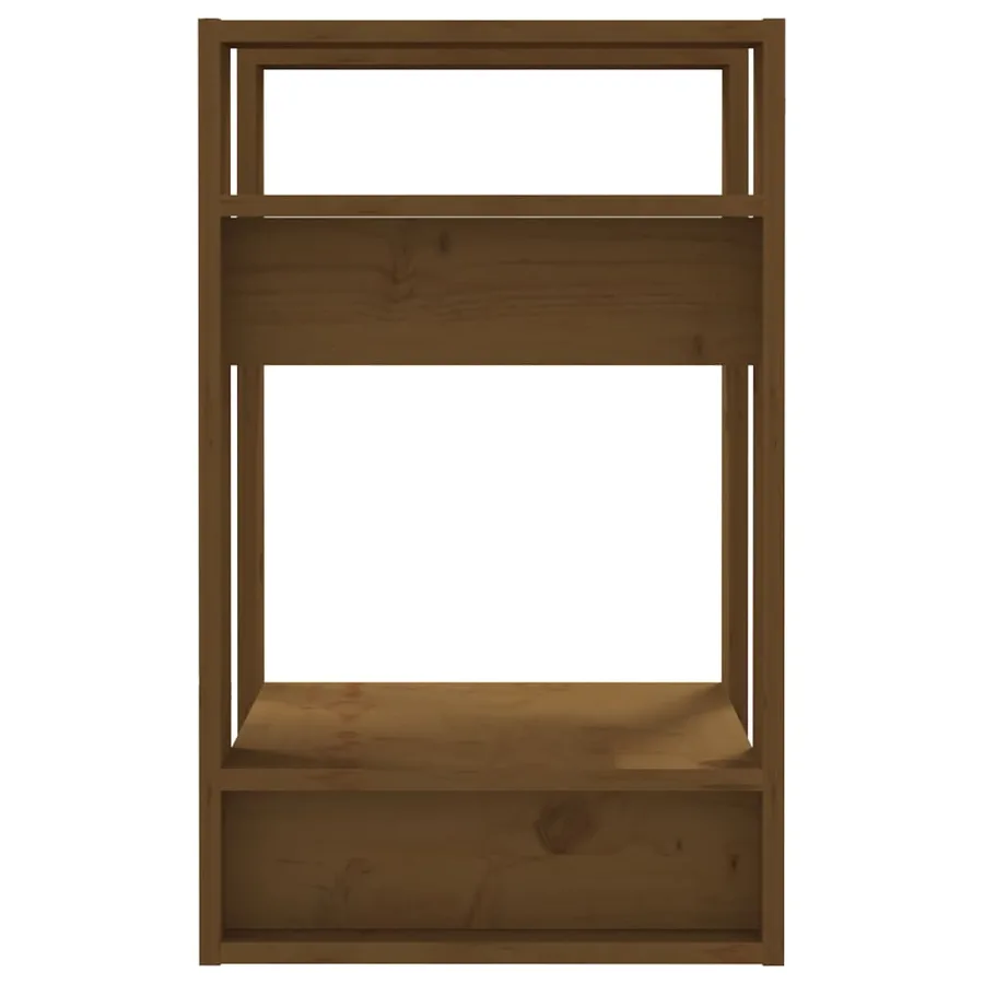 Bibliothèque/Séparateur de pièce Marron miel 41x35x57 cm Pin - 4