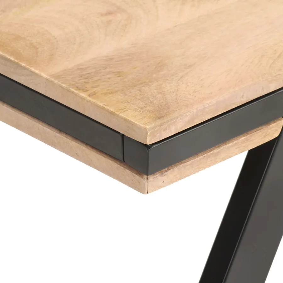 Table basse 114x65x40 cm Bois de manguier massif - 5