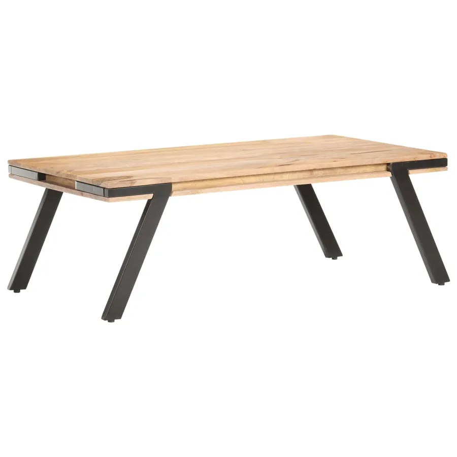 Table basse 114x65x40 cm Bois de manguier massif - 9