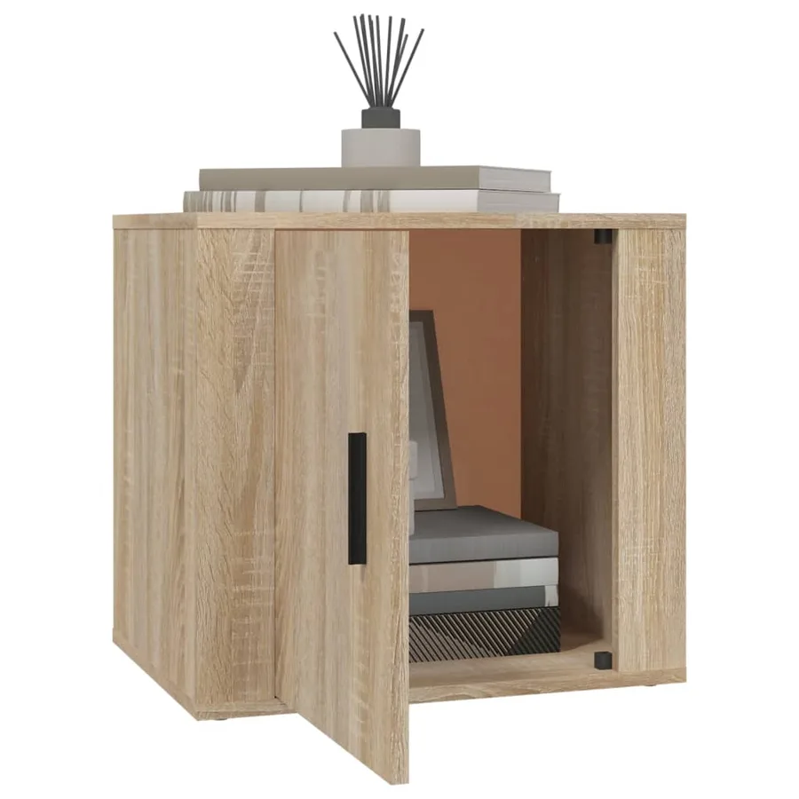Tables de chevet 2 pcs Chêne sonoma 50x39x47 cm - 4
