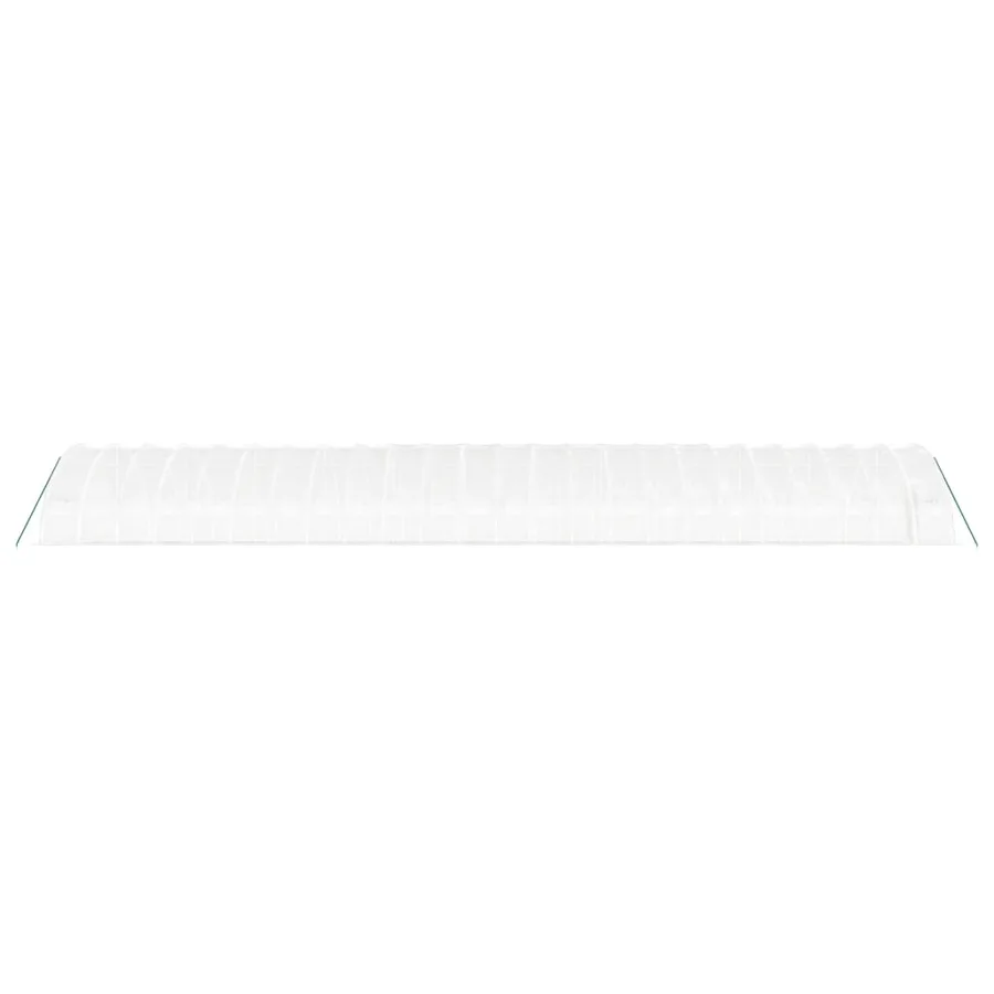 Serre avec cadre en acier blanc 144 m² 24x6x2,85 m - 5