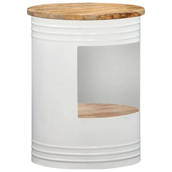 Table basse 43x55 cm Bois de manguier solide