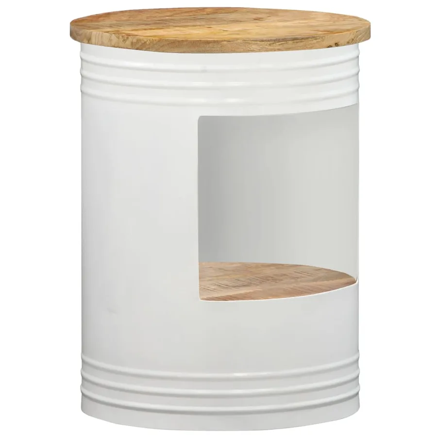 Table basse 43x55 cm Bois de manguier solide - 10