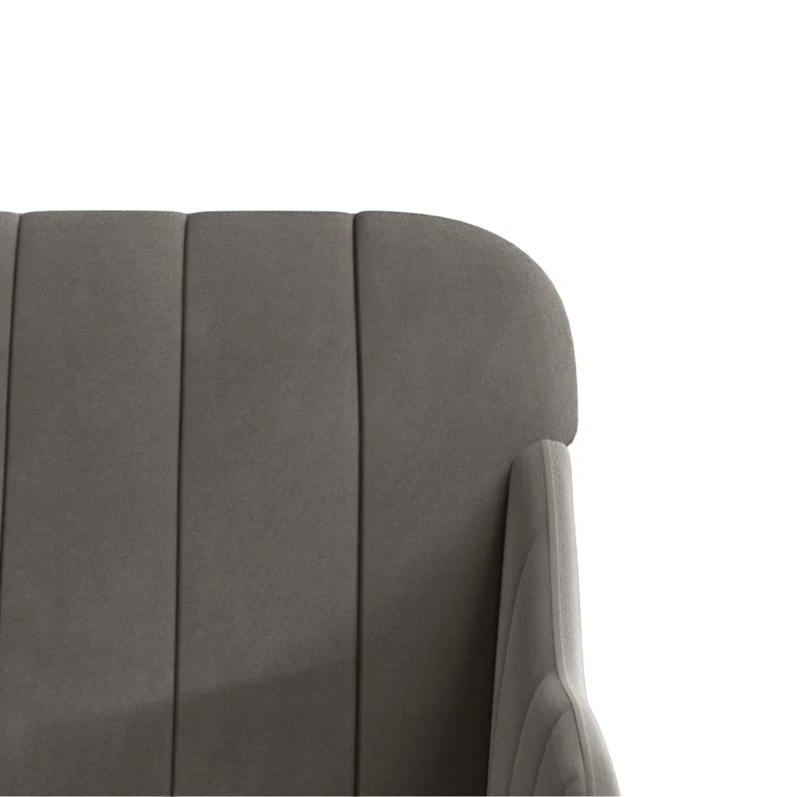 Fauteuil Gris foncé 63x76x80 cm Velours - 6