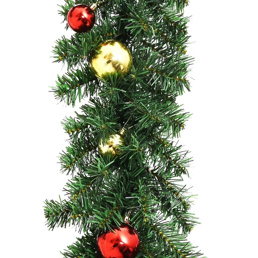 Guirlande de Noël décorée avec boules 10 m - 3