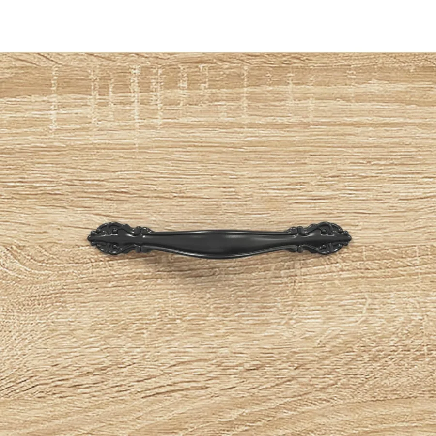 Buffet chêne sonoma 69,5x34x90 cm bois d'ingénierie - 10