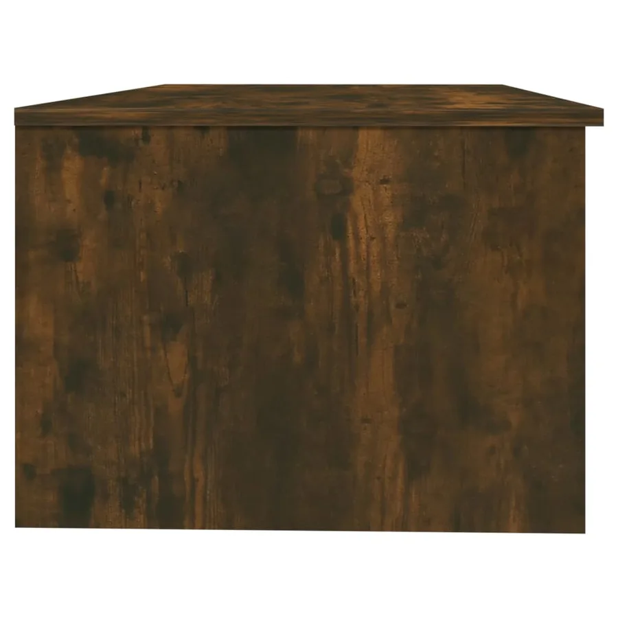 Table basse chêne fumé 102x50x36 cm bois d'ingénierie - 4