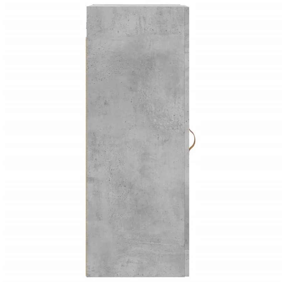 Armoire murale gris béton 34,5x34x90 cm bois d'ingénierie - 8