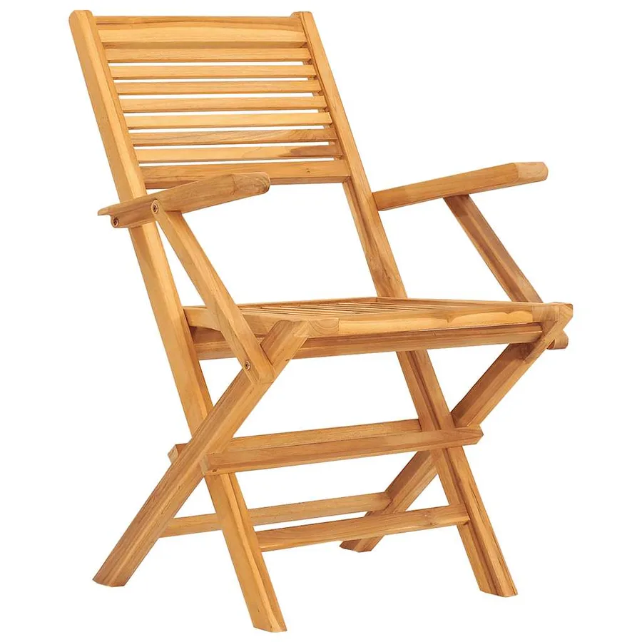 Ensemble à manger de jardin 7 pcs Bois de teck solide - 4