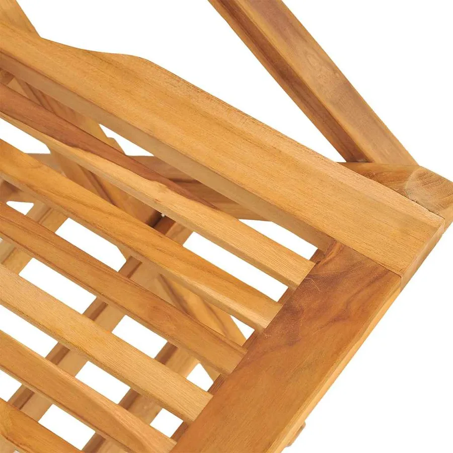 Ensemble à manger de jardin 7 pcs Bois de teck solide - 5