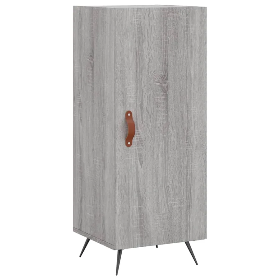 Buffet haut Sonoma gris 34,5x34x180 cm Bois d'ingénierie - 5