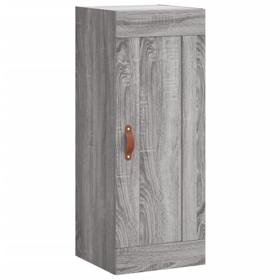 Buffet haut Sonoma gris 34,5x34x180 cm Bois d'ingénierie - 8