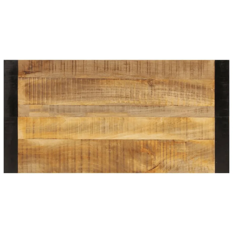 Table à dîner 120x60x76 cm bois de manguier massif - 4