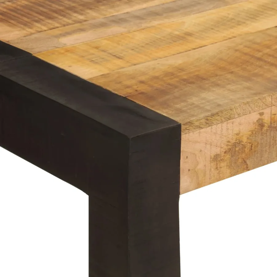 Table à dîner 120x60x76 cm bois de manguier massif - 5