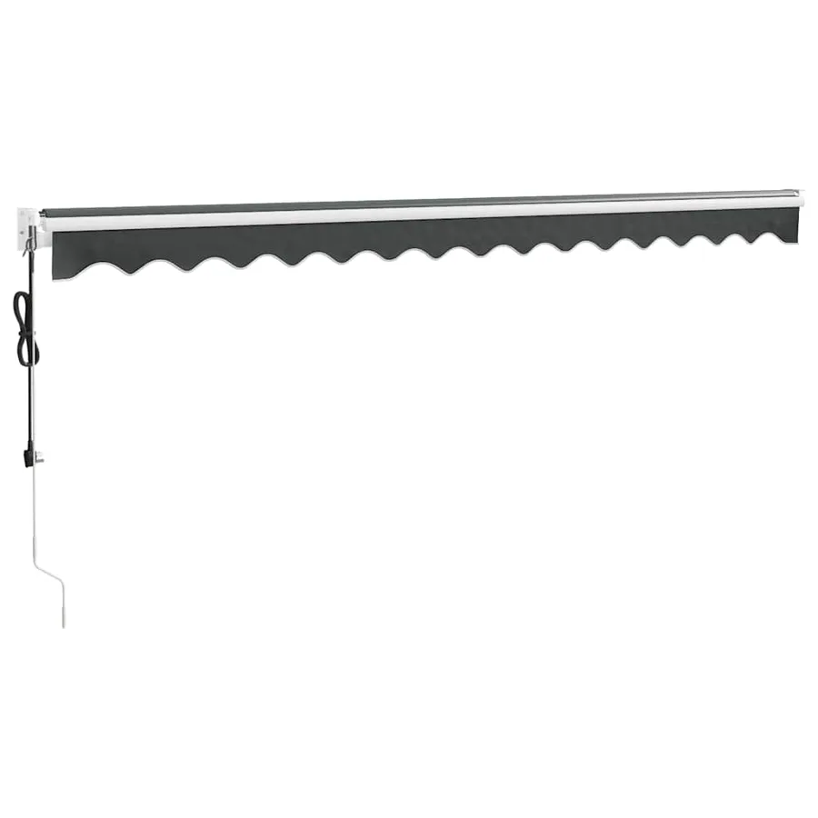 Auvent rétractable automatique anthracite 5x3 m - 4