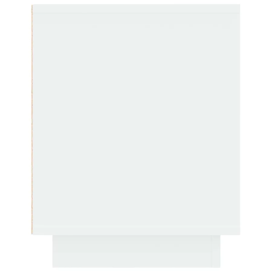 Meuble TV blanc 102x35x45 cm bois d'ingénierie - 8