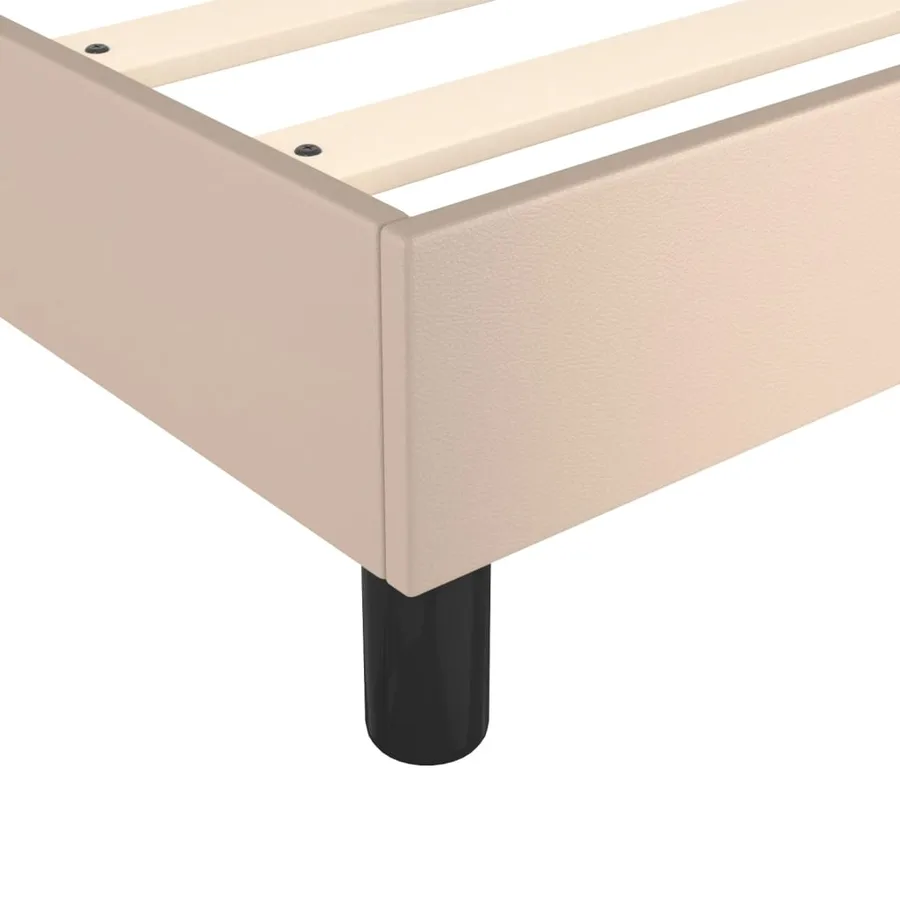 Sommier à lattes de lit avec matelas Cappuccino 80x200 cm - 7