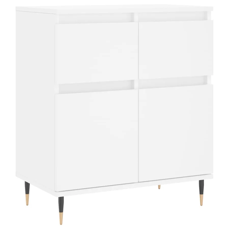 Buffet Blanc 60x35x70 cm Bois d'ingénierie - 2