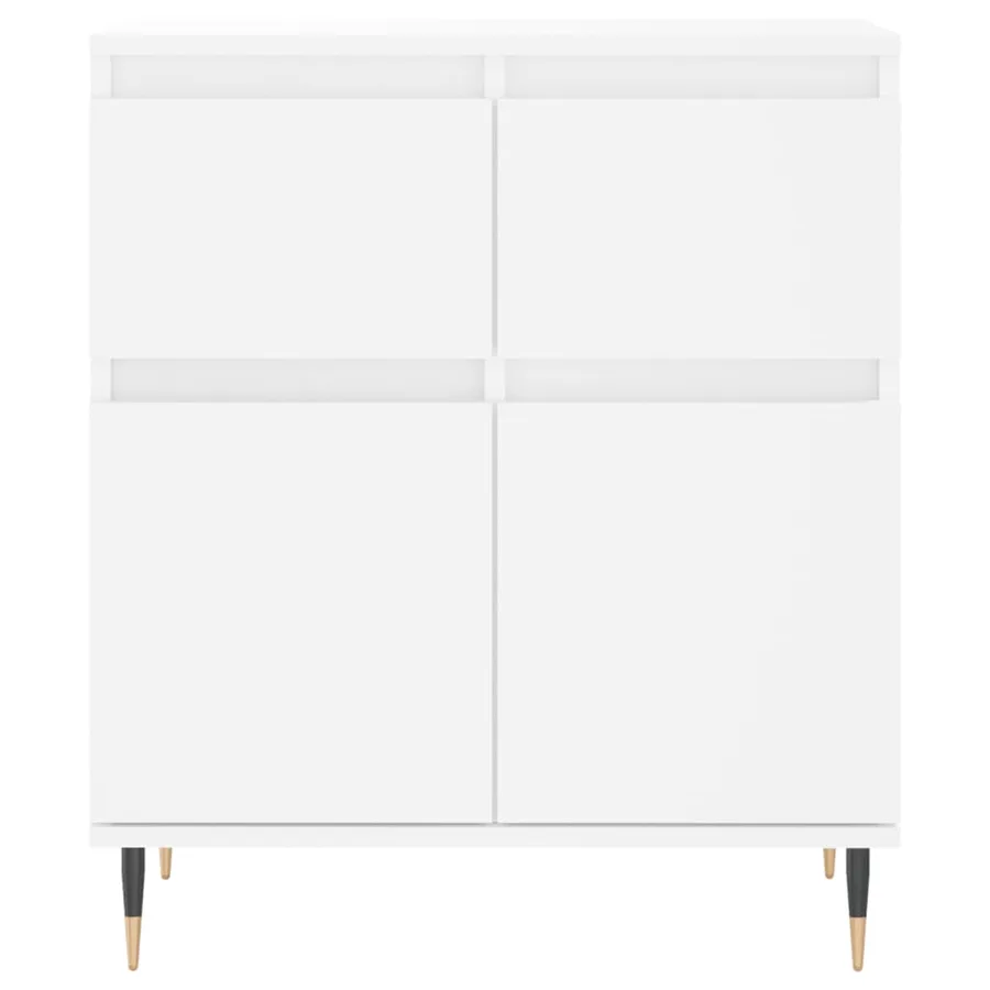 Buffet Blanc 60x35x70 cm Bois d'ingénierie - 5