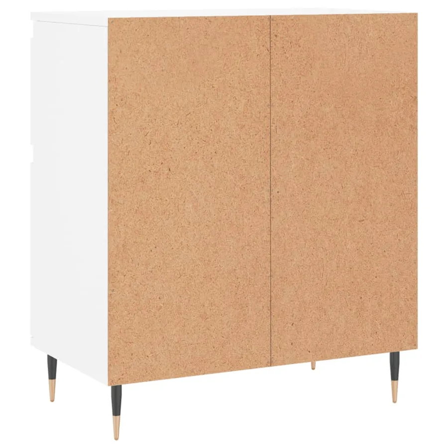 Buffet Blanc 60x35x70 cm Bois d'ingénierie - 8