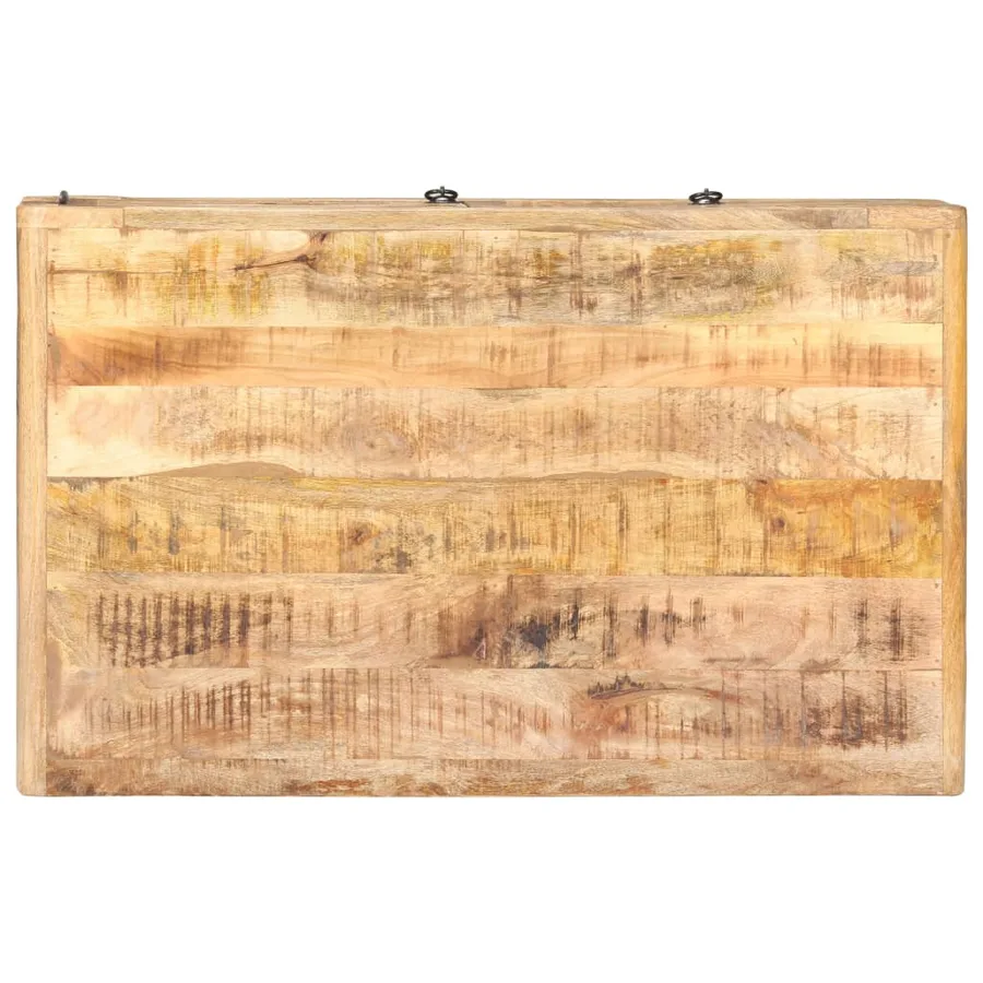 Table basse 90x60x29 cm Bois de manguier brut - 5