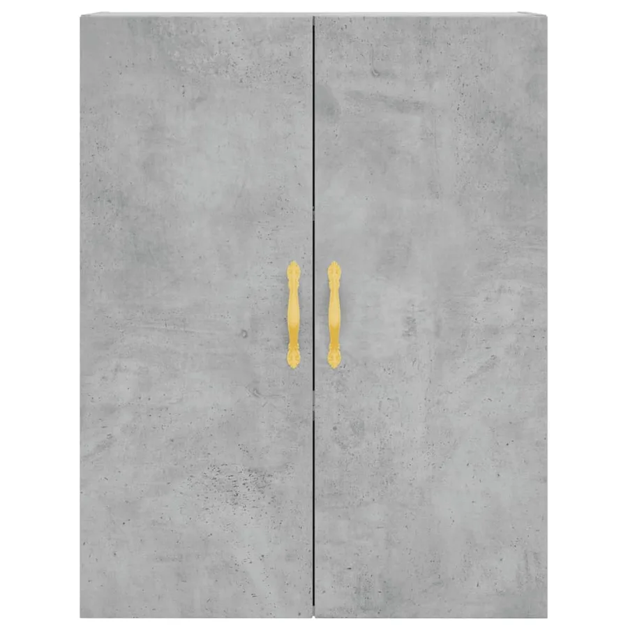 Armoires murales 2 pcs gris béton 69,5x34x90 cm - 6