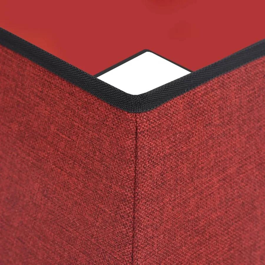 Jupe de sapin de Noël Rouge et blanc 48x48x25 cm - 5