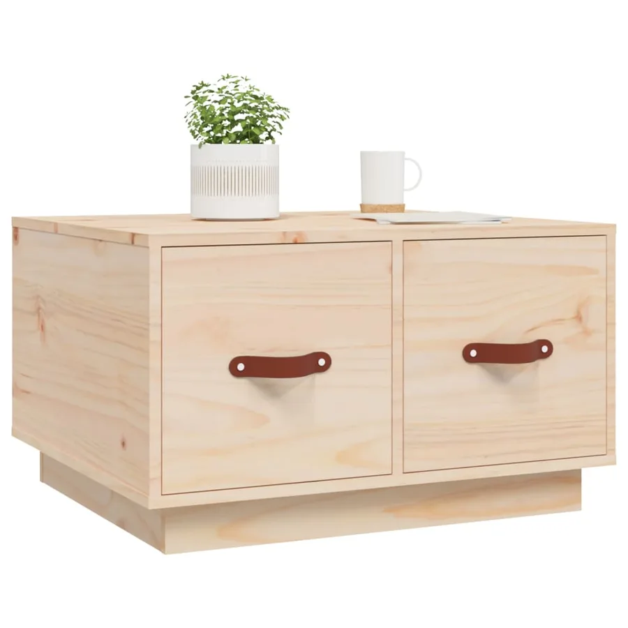 Table basse 60x53x35 cm Bois massif de pin - 4