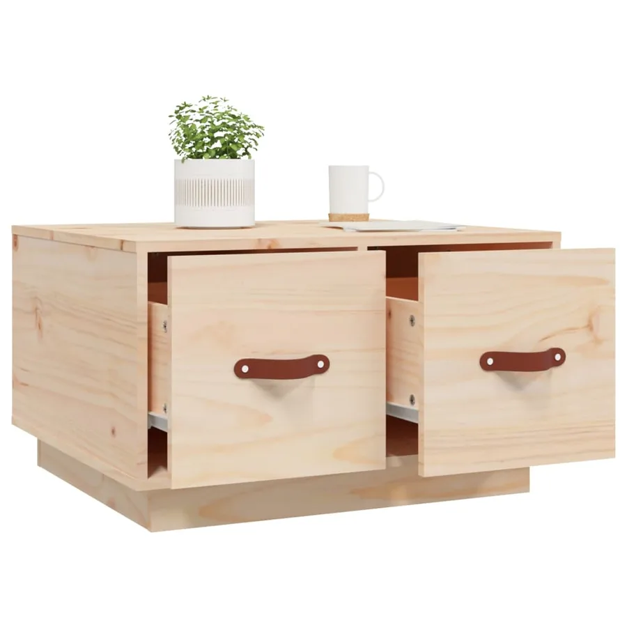 Table basse 60x53x35 cm Bois massif de pin - 5