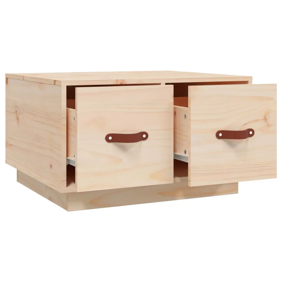 Table basse 60x53x35 cm Bois massif de pin - 7
