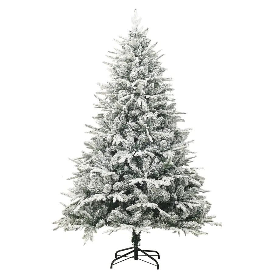 Sapin de Noël artificiel à flocons de neige Vert 240 cm PVC/PE - 2