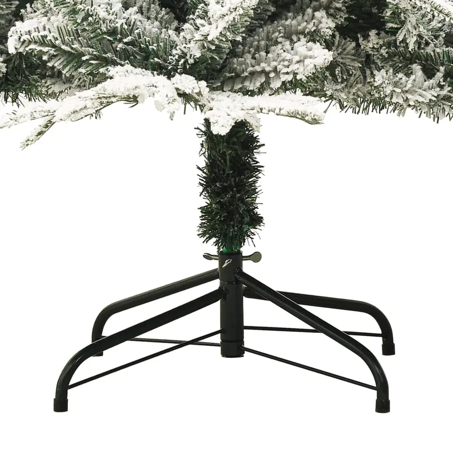 Sapin de Noël artificiel à flocons de neige Vert 240 cm PVC/PE - 5