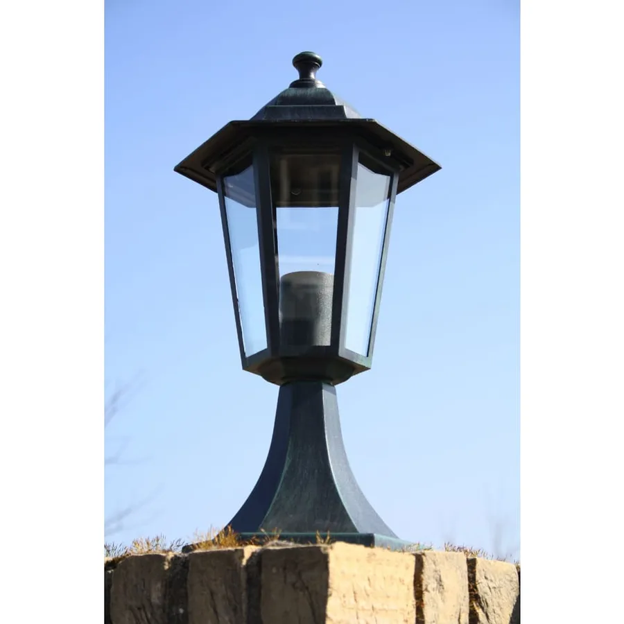 Lampe de jardin Vert foncé/Noir Aluminium - 3