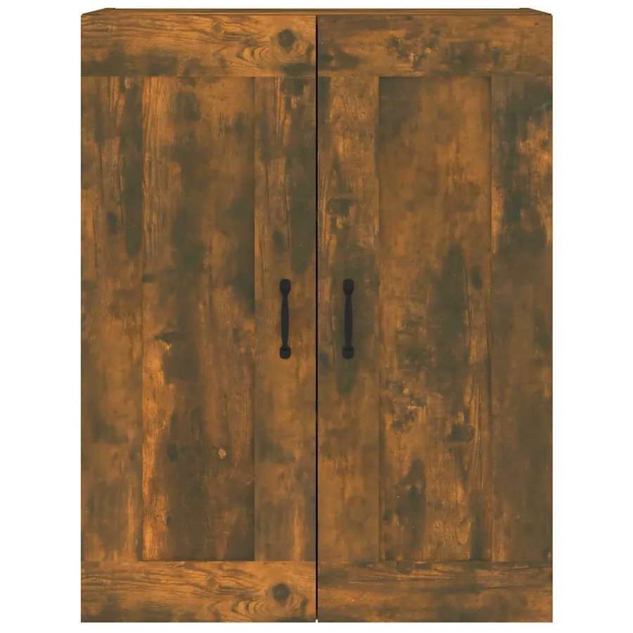 Armoire murale suspendue Chêne fumé 69,5x32,5x90 cm - 5