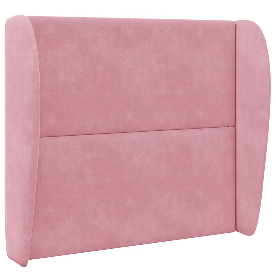 Oreille de tête de lit Rose 80 x 23 x 6 cm Velours - 3