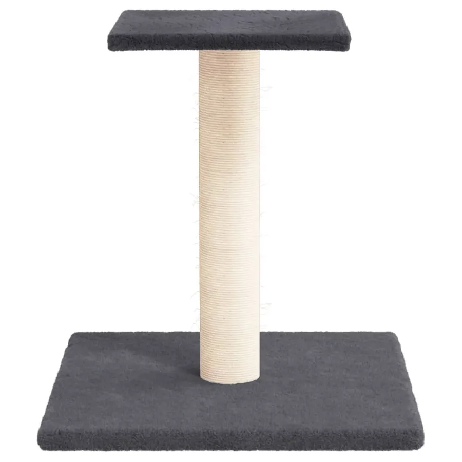 Arbre à chat avec plate-forme gris foncé 38 cm - 3