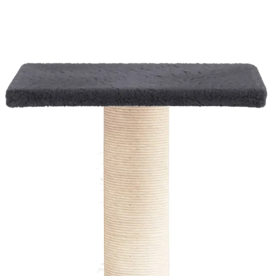 Arbre à chat avec plate-forme gris foncé 38 cm - 4