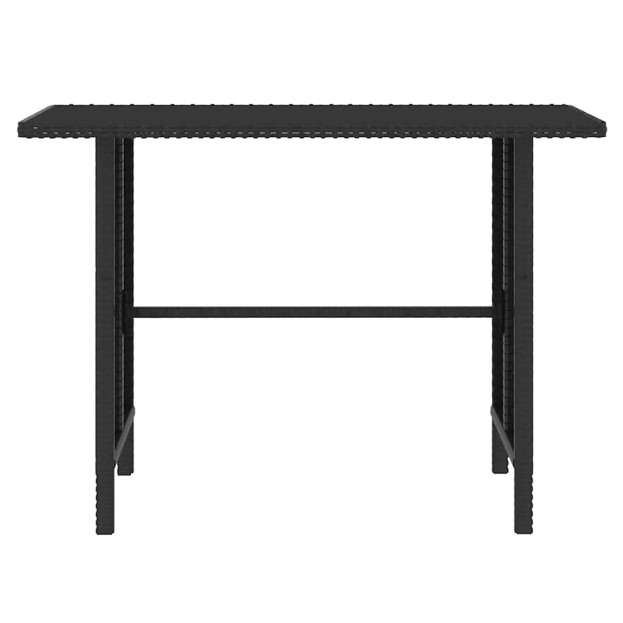 Salon de jardin 4 pcs Résine tressée Noir - 10