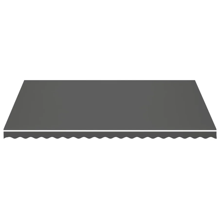Tissu de remplacement pour auvent Anthracite 5x3,5 m - 3