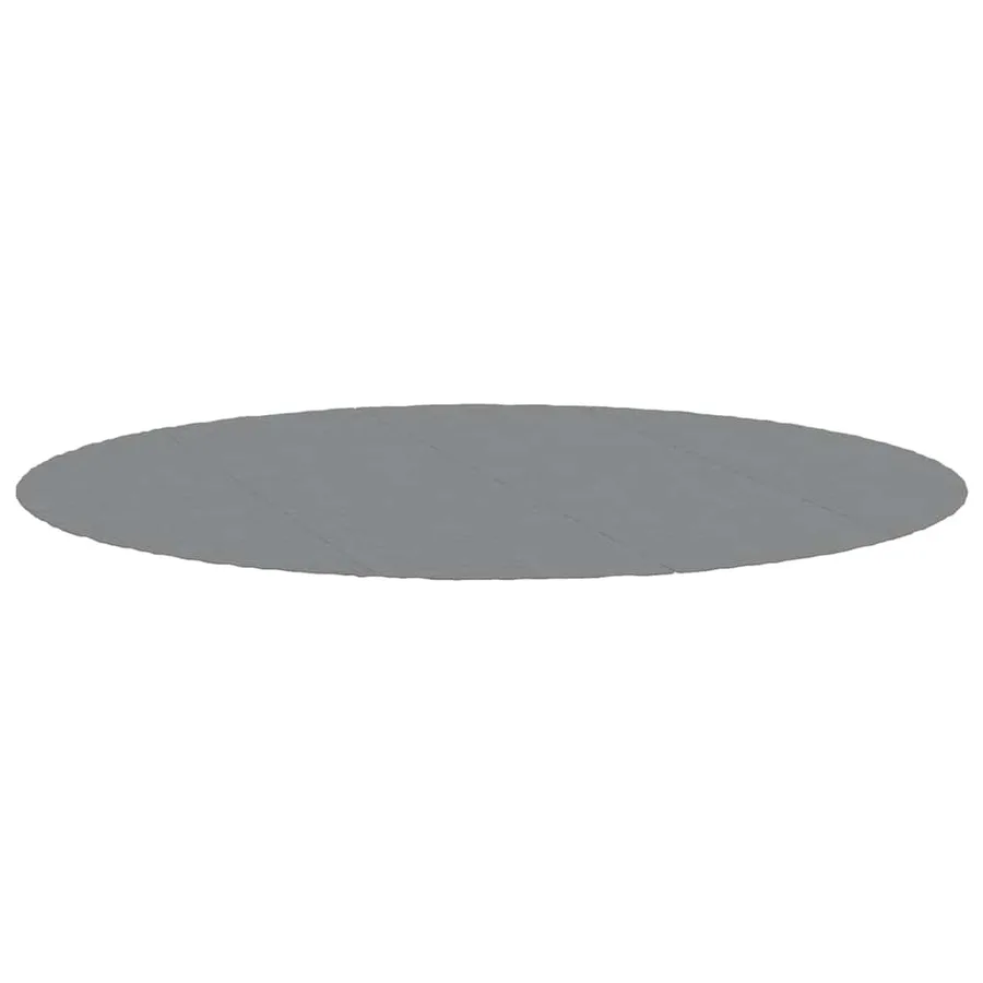 Bâche de piscine gris clair Ø500 cm géotextile polyester - 2