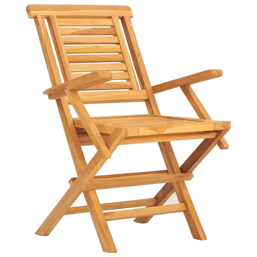 Ensemble à manger de jardin 7 pcs Bois de teck solide - 4
